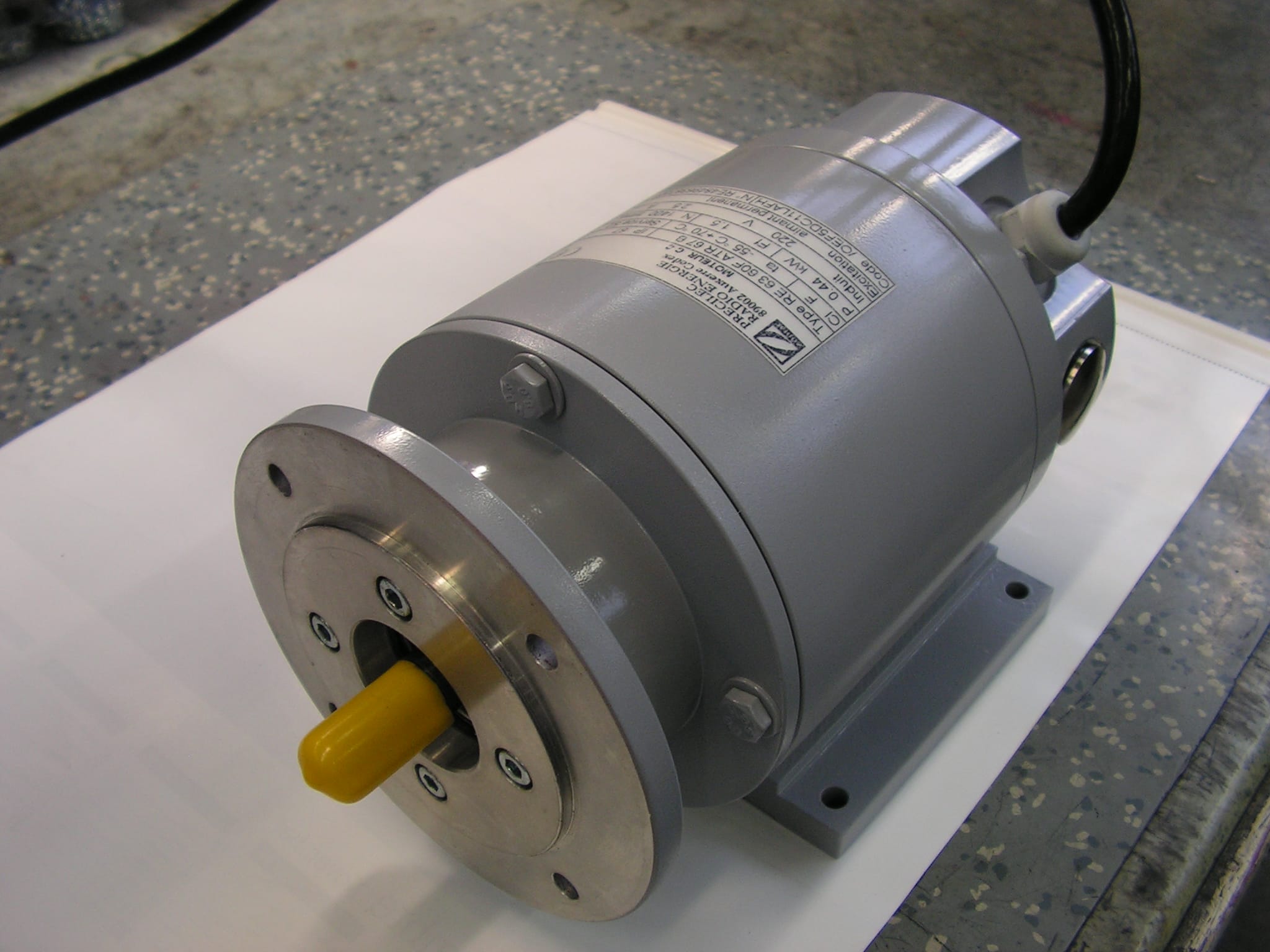 Industrial DC Motor Radio Energie RE63 with short Iron Length